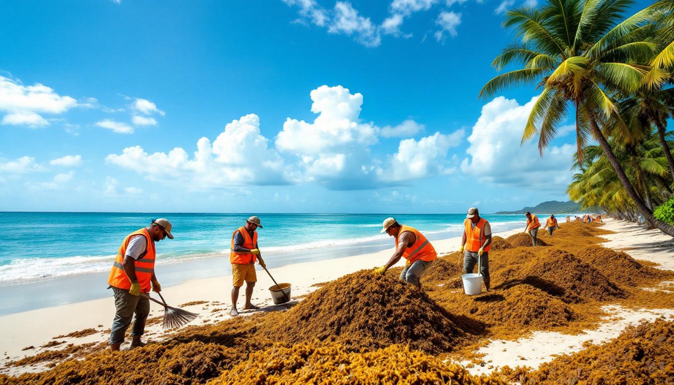 découvrez les enjeux écologiques liés à la sargasse en martinique : impact sur l'environnement marin, conséquences sur le tourisme et solutions durables pour préserver la beauté des paysages. plongez dans cette problématique actuelle qui touche l'île.